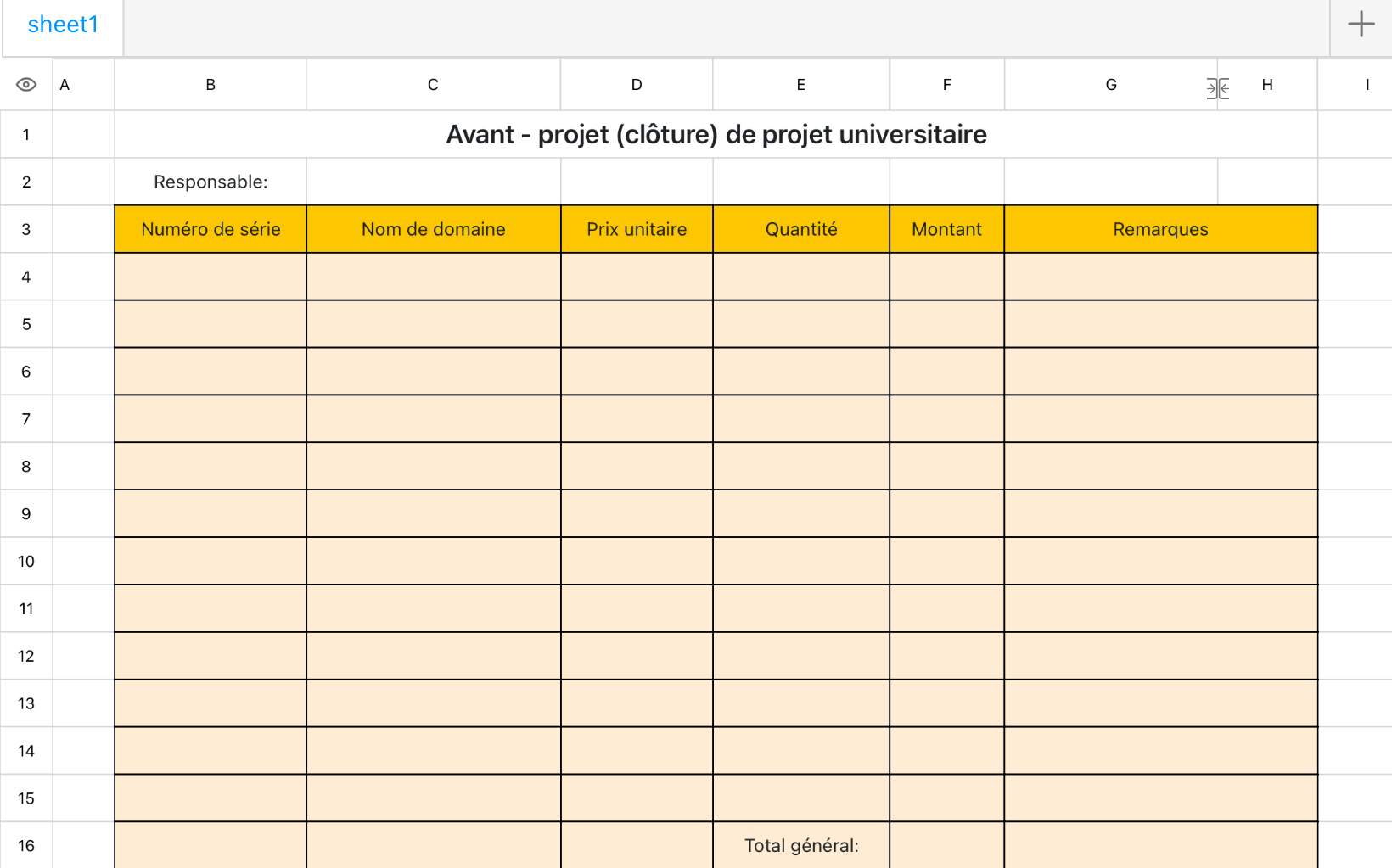 Avant - projet (clôture) de projet universitaire 1